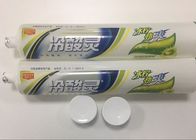 पारदर्शी डिसेन्सिटाइज़िंग टूथपेस्ट 220g प्लास्टिक स्क्वीज़ ट्यूब